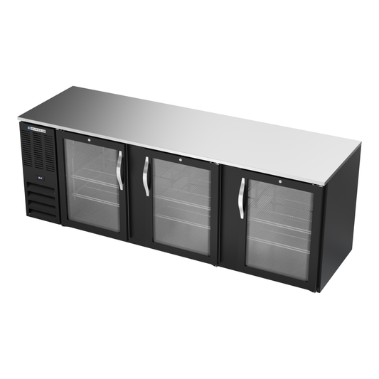 Beverage-Air BB94HC-FG-B 94" Glass Door Back Bar Cooler