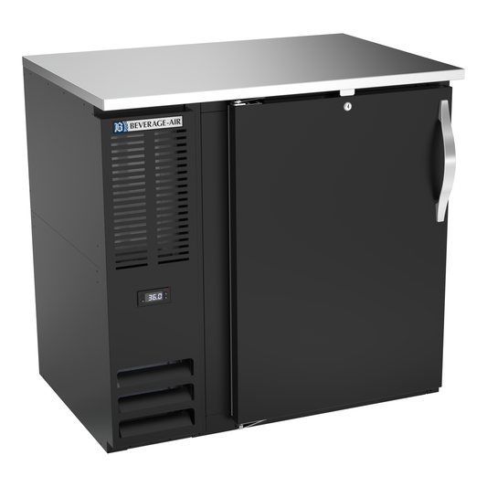 Beverage-Air BBN36HC-B 36" Solid Door Back Bar Cooler