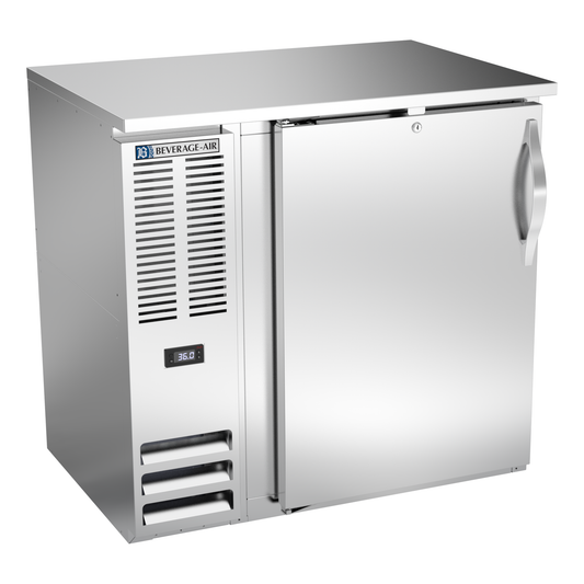 Beverage-Air BBN36HC-F-S 36" Solid Door Back Bar Cooler