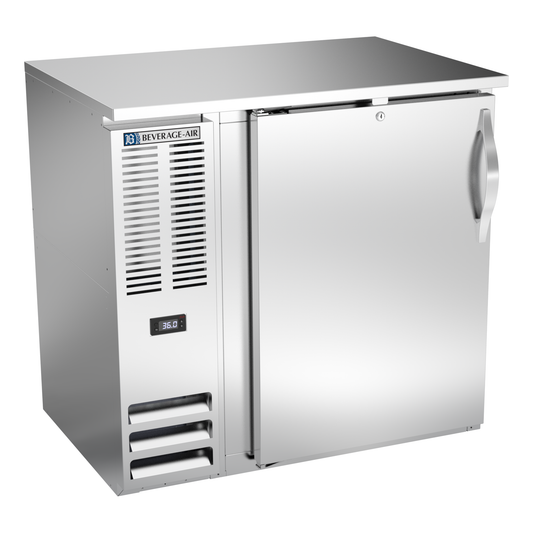 Beverage-Air BBN36HC-S 36" Solid Door Back Bar Cooler