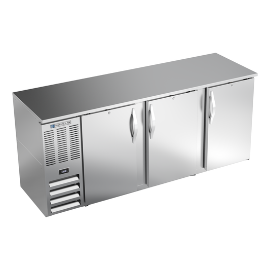 Beverage-Air BBN78HC-F-S 78" Solid Door Back Bar Cooler