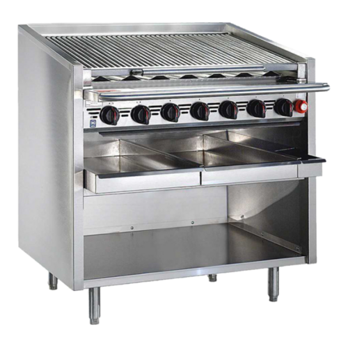 Bakers Pride F-48RS 48" Gas Floor Charbroiler