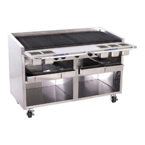 Bakers Pride F-60RS-C 60" Gas Floor Charbroiler