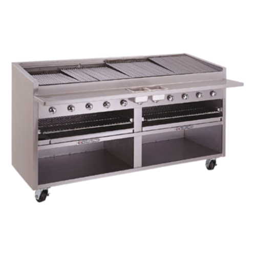 Bakers Pride F-72RS 72" Gas Floor Charbroiler