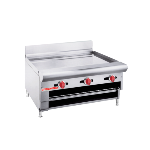 American Range ARGB-36 36" Griddle on Overfire Broiler