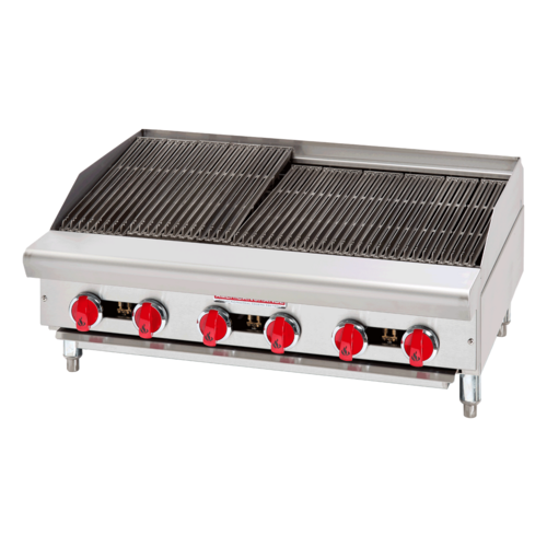 American Range ARSRB-60 60" Gas Countertop Charbroiler