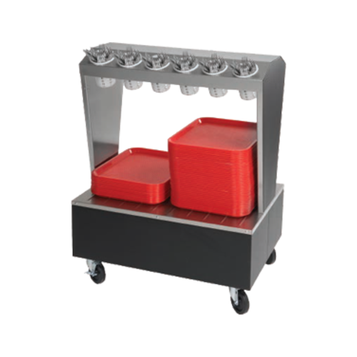 Advance Tabco BSWS-B 31 7/8" Flatware & Tray Cart