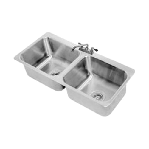 Advance Tabco DI-2-2012 45 1/2" Drop-In Sink