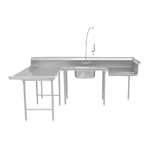 Advance Tabco DTS-U30-132L 108" Dishtable
