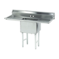 Advance Tabco FC-1-1818-24RL-X 66" Compartment Sink