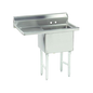Advance Tabco FC-1-1824-24L 44 1/2" Compartment Sink