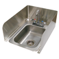 Advance Tabco K-614E 21 1/2" Sink Splash