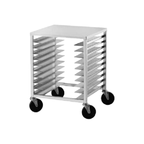 Advance Tabco PR10-3PT 20 1/4" Mobile Pan Rack with Work Top