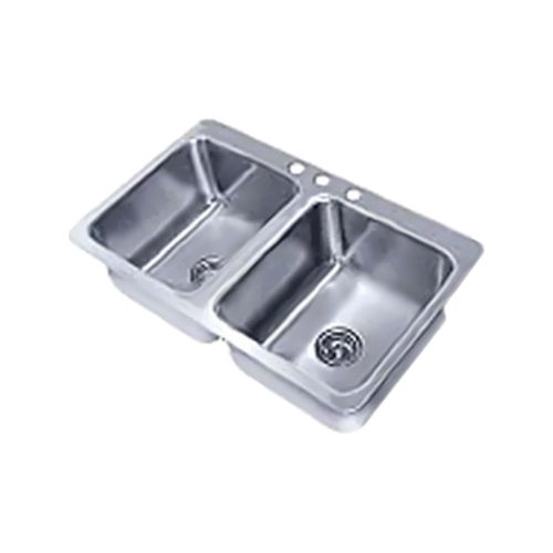 Advance Tabco SS-2-4521-7 45 1/2" Drop-In Sink