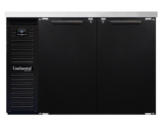 Continental Refrigerator BB50N 50" Solid Door Back Bar Cooler