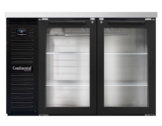 Continental Refrigerator BB50NGD 50" Solid Door Back Bar Cooler