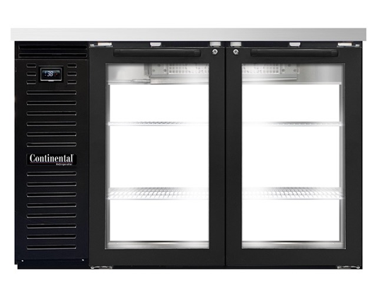 Continental Refrigerator BB50NGDPT 50" Solid Door Back Bar Cooler