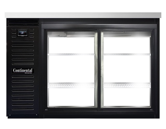 Continental Refrigerator BB50NSGDPT 50" Solid Door Back Bar Cooler