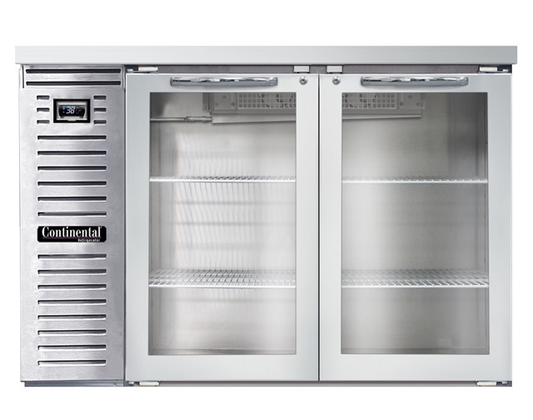 Continental Refrigerator BB50NSSGD 50" Solid Door Back Bar Cooler