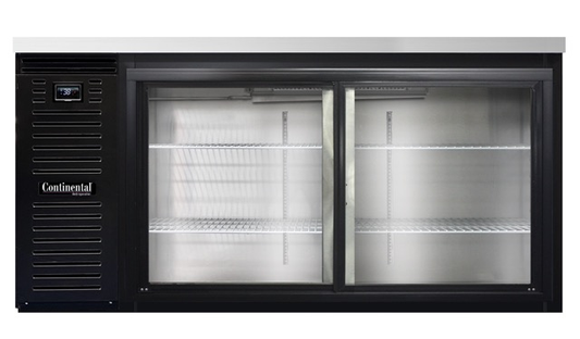 Continental Refrigerator BB69NSGD 69" Solid Door Back Bar Cooler