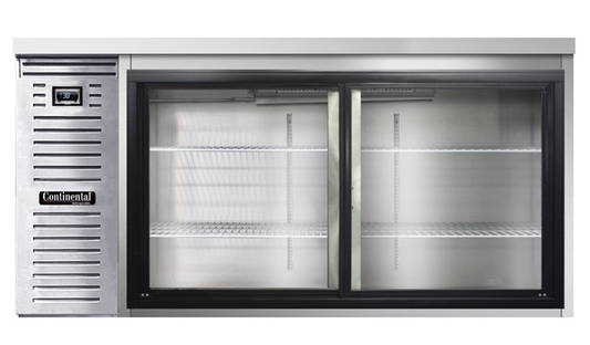 Continental Refrigerator BB69NSSSGD 69" Solid Door Back Bar Cooler