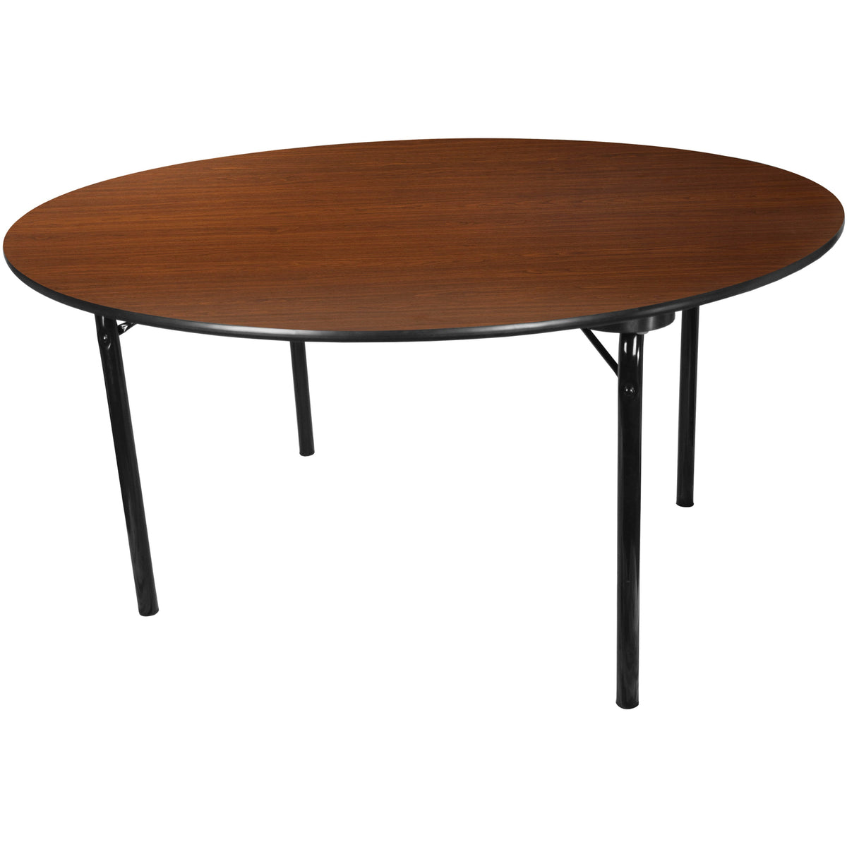 Flash Furniture MEW-60R-WB 5 ft. Round High Pressure Laminate Folding Banquet Table - Main view