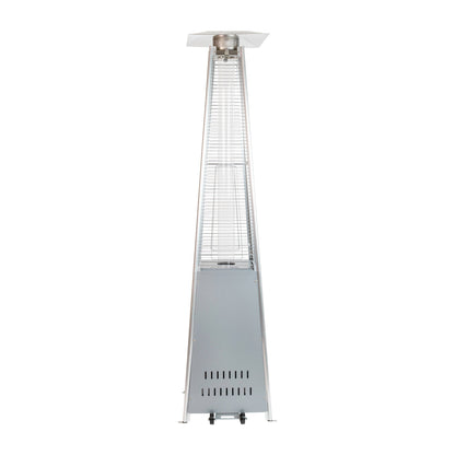 Flash Furniture NAN-FSDC-01-SL-GG Outdoor Patio Heater - Silver - 7.5 Feet Round Steel Patio Heater - 42,000 BTU's - View 4