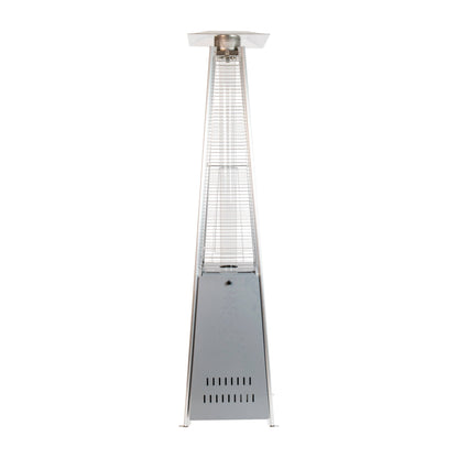 Flash Furniture NAN-FSDC-01-SL-GG Outdoor Patio Heater - Silver - 7.5 Feet Round Steel Patio Heater - 42,000 BTU's - View 6