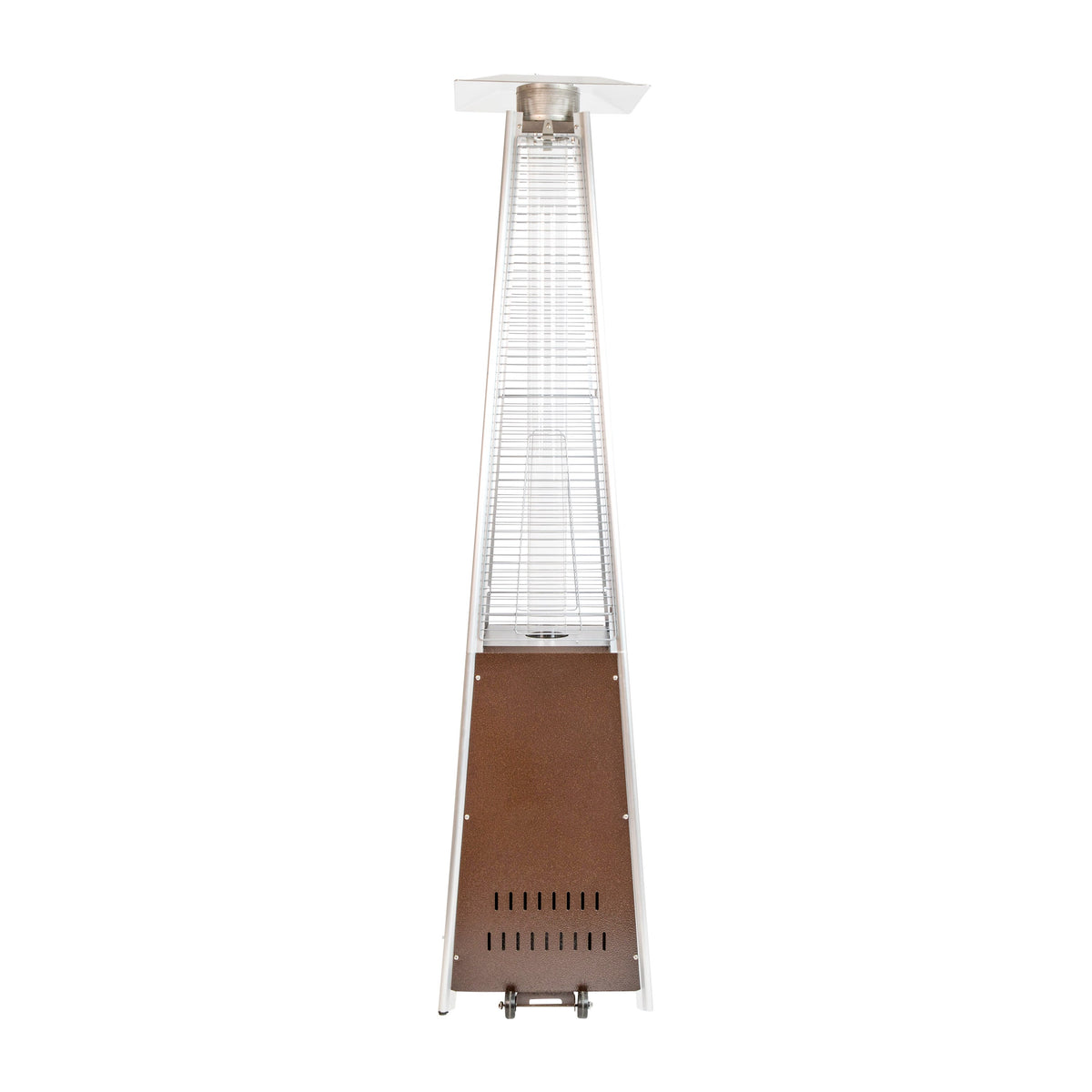 Flash Furniture NAN-FSDC-02-BR-GG Outdoor Patio Heater - Bronze - 7.5 Feet Round Steel Patio Heater - 42,000 BTU's - View 4