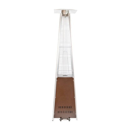 Flash Furniture NAN-FSDC-02-BR-GG Outdoor Patio Heater - Bronze - 7.5 Feet Round Steel Patio Heater - 42,000 BTU's - View 4