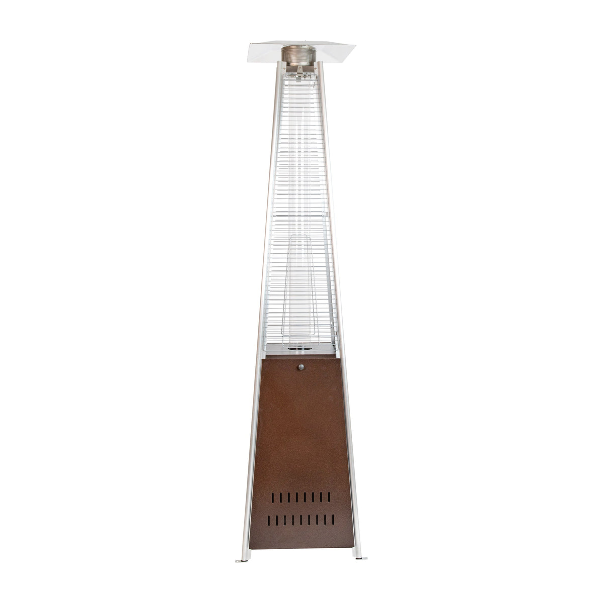 Flash Furniture NAN-FSDC-02-BR-GG Outdoor Patio Heater - Bronze - 7.5 Feet Round Steel Patio Heater - 42,000 BTU's - View 6