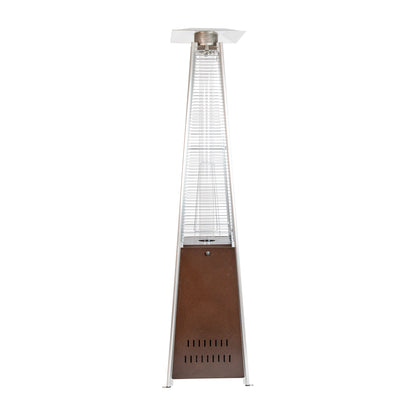 Flash Furniture NAN-FSDC-02-BR-GG Outdoor Patio Heater - Bronze - 7.5 Feet Round Steel Patio Heater - 42,000 BTU's - View 6