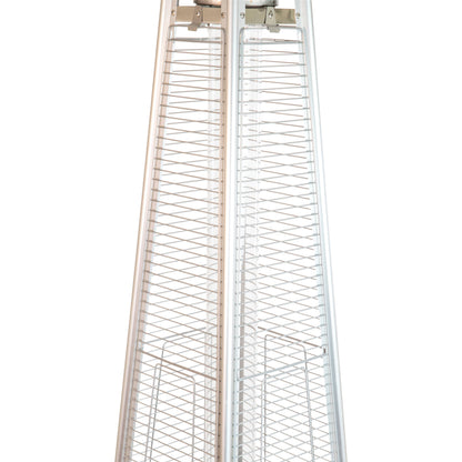 Flash Furniture NAN-FSDC-02-BR-GG Outdoor Patio Heater - Bronze - 7.5 Feet Round Steel Patio Heater - 42,000 BTU's - View 9