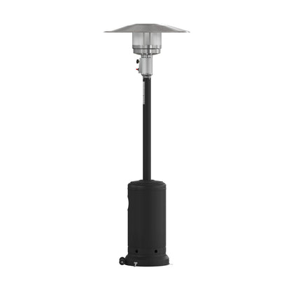 Flash Furniture NAN-HSS-AGH-BK-GG Outdoor Patio Heater - Black - 7.5 Feet Round Steel Patio Heater - 40,000 BTU's - View 7