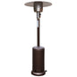Flash Furniture NAN-HSS-AGH-BR-GG Outdoor Patio Heater - Bronze - 7.5 Feet Round Steel Patio Heater - 40,000 BTU's - Main view