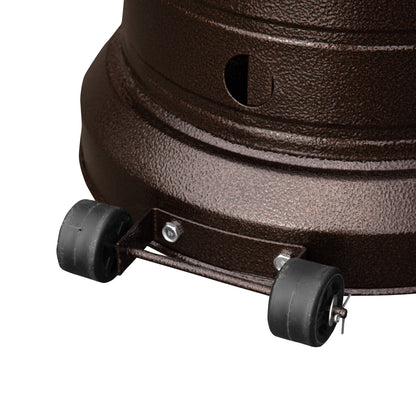 Flash Furniture NAN-HSS-AGH-BR-GG Outdoor Patio Heater - Bronze - 7.5 Feet Round Steel Patio Heater - 40,000 BTU's - View 10