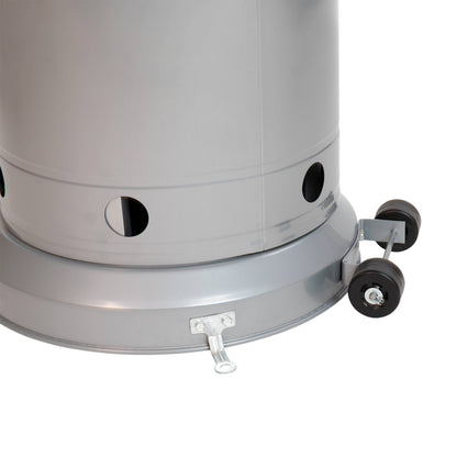 Flash Furniture NAN-HSS-AGH-SL-GG Outdoor Patio Heater - Silver - 7.5 Feet Round Steel Patio Heater - 40,000 BTU's - View 10