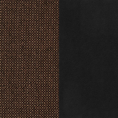 Flash Furniture PCRCB-106 Signature Elite Java Church Chair - 20 in. Wide (Java Fabric/Black Textured Frame) - Material detail