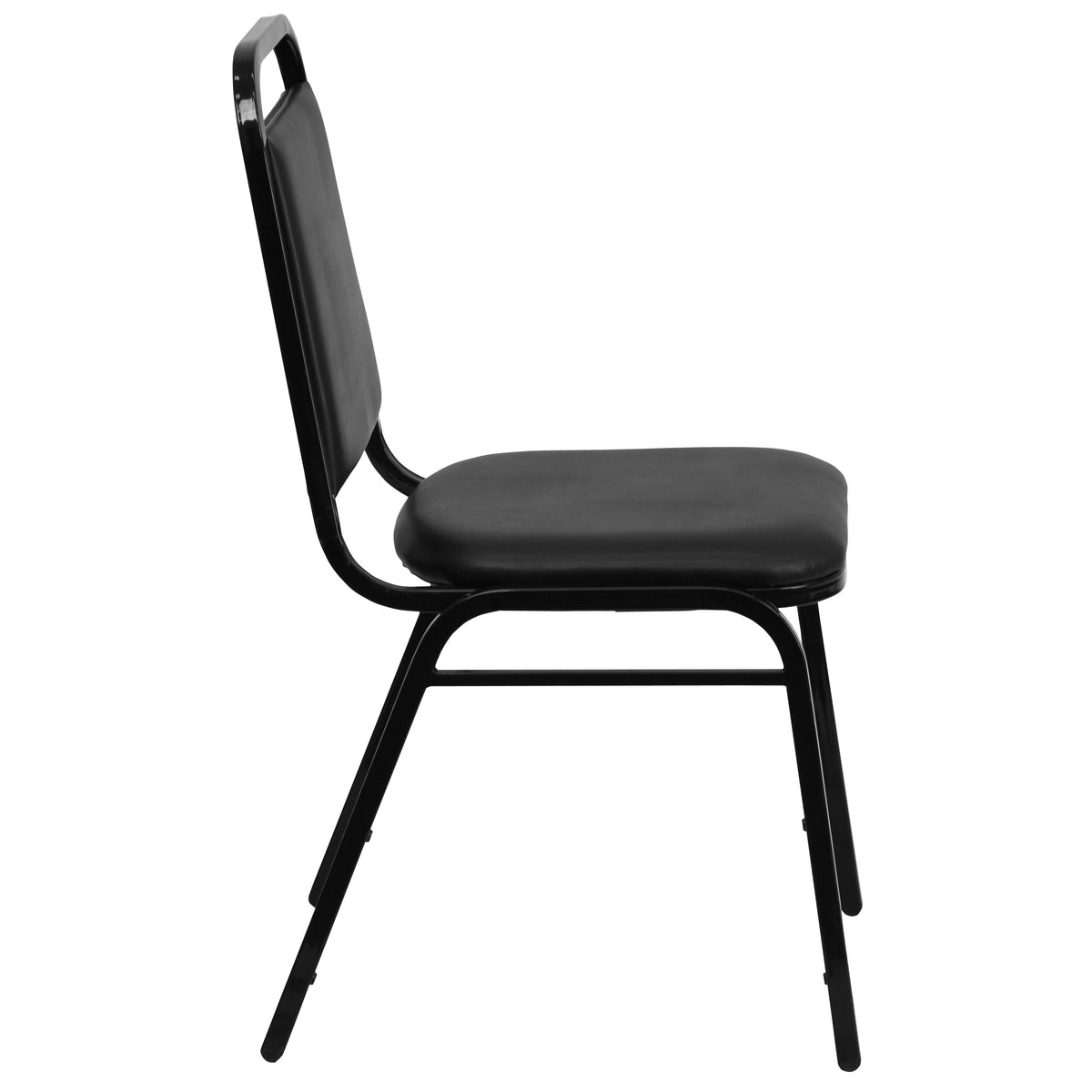Flash Furniture RB-1872-2-GG 6-Foot Plastic Folding Training Table Set with 2 Trapezoidal Back Stack Chairs - View 4