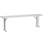 Flash Furniture RB-1896-GG 8-Foot Rectangle Granite White Plastic Folding Training / Seminar Table - Main view