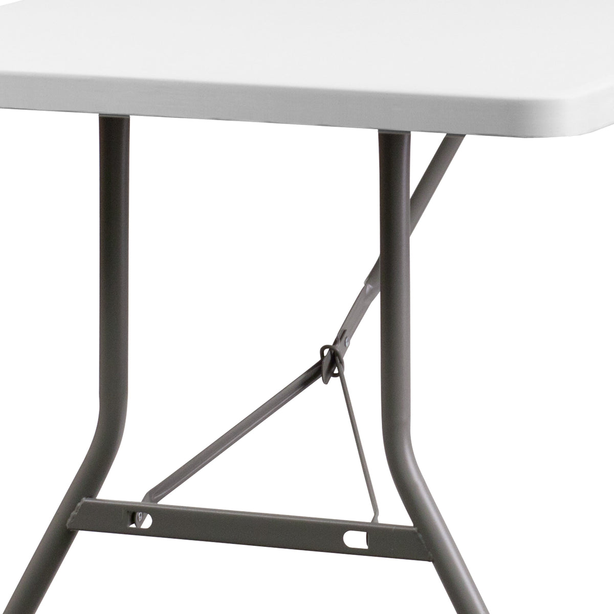 Flash Furniture RB-3096-GG 8-Foot Granite White Plastic Folding Table - Banquet / Event Folding Table - View 9