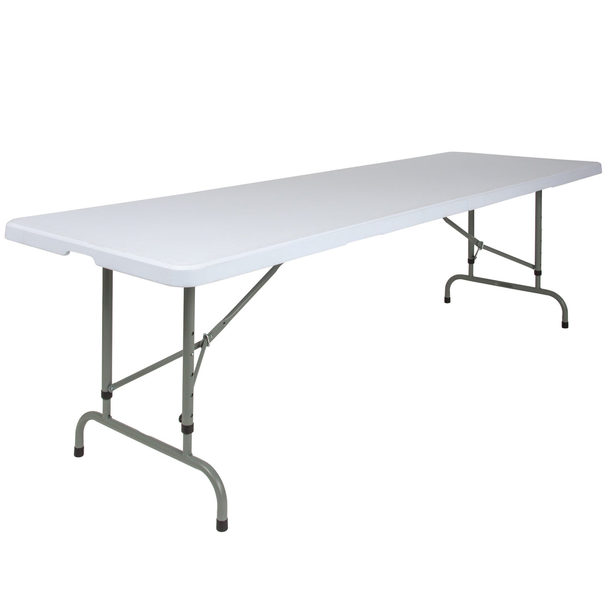 Flash Furniture RB-3096ADJ-GG 8-Foot Height Adjustable Granite White Plastic Folding Event Table - Main view