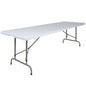 Flash Furniture RB-3096ADJ-GG 8-Foot Height Adjustable Granite White Plastic Folding Event Table - Main view