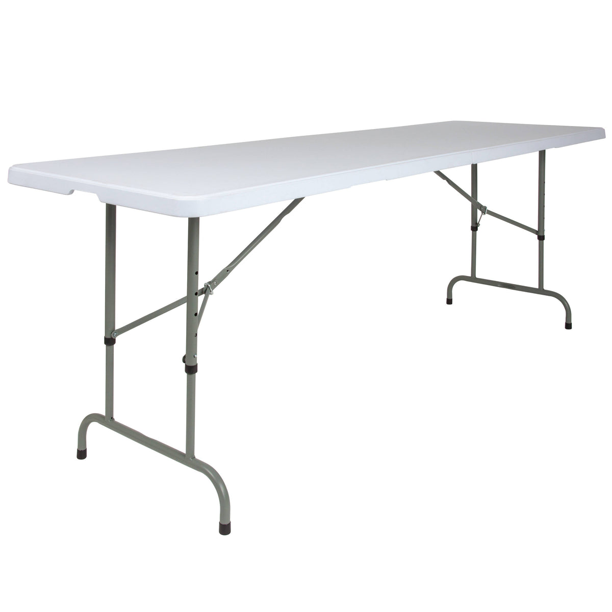 Flash Furniture RB-3096ADJ-GG 8-Foot Height Adjustable Granite White Plastic Folding Event Table - View 8