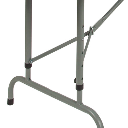 Flash Furniture RB-3096ADJ-GG 8-Foot Height Adjustable Granite White Plastic Folding Event Table - View 9