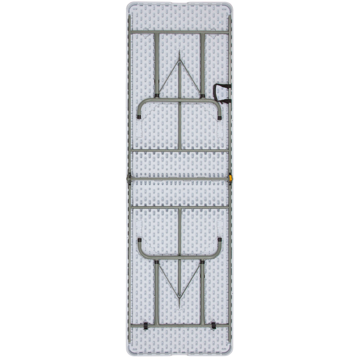 Flash Furniture RB-3096FH-ADJ-GG 8-Foot Height Adjustable Bi-Fold Granite White Plastic Folding Table with Handle - View 6