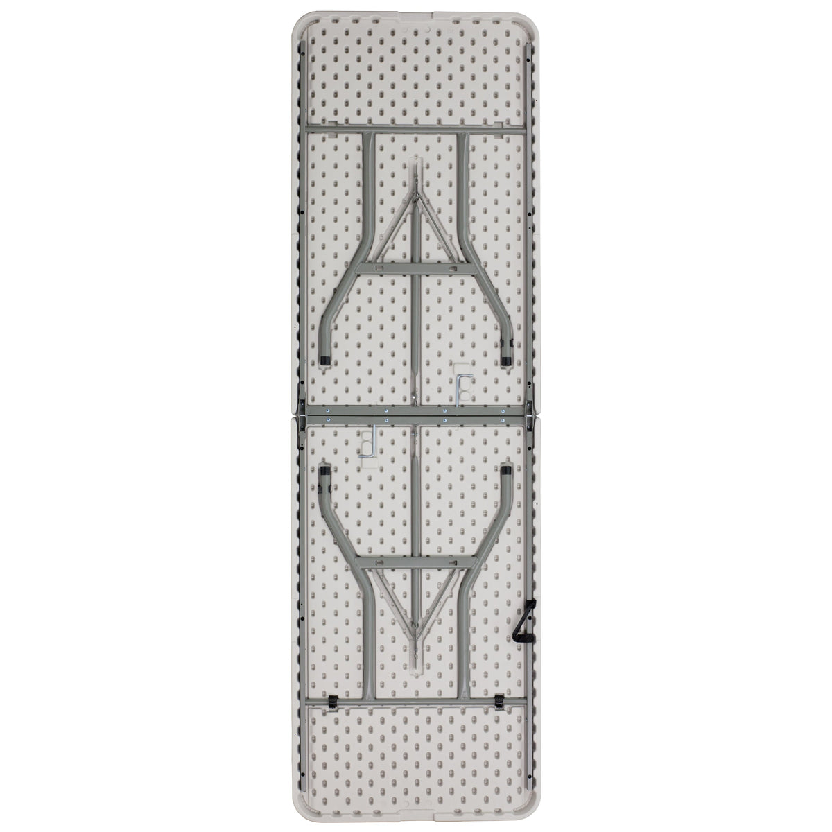 Flash Furniture RB-3096FH-GG 8-Foot Bi-Fold Granite White Plastic Banquet and Event Folding Table with Handle - View 7