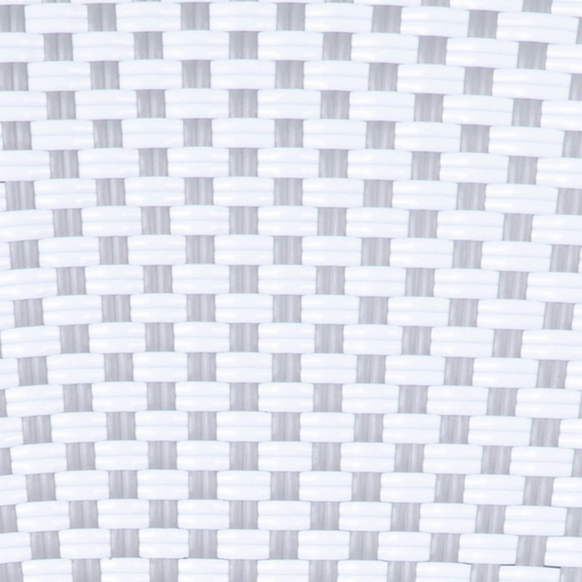 Flash Furniture SDA-AD641012-80-WHGY-NAT-GG Indoor/Outdoor Commercial Glass Top Bistro Table in White/Gray (White & Gray Rattan/Natural Frame) - View 10
