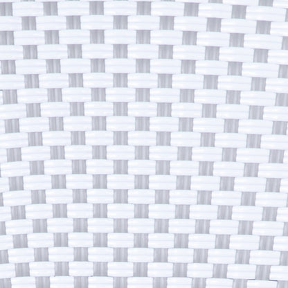 Flash Furniture SDA-AD641012-80-WHGY-NAT-GG Indoor/Outdoor Commercial Glass Top Bistro Table in White/Gray (White & Gray Rattan/Natural Frame) - View 10