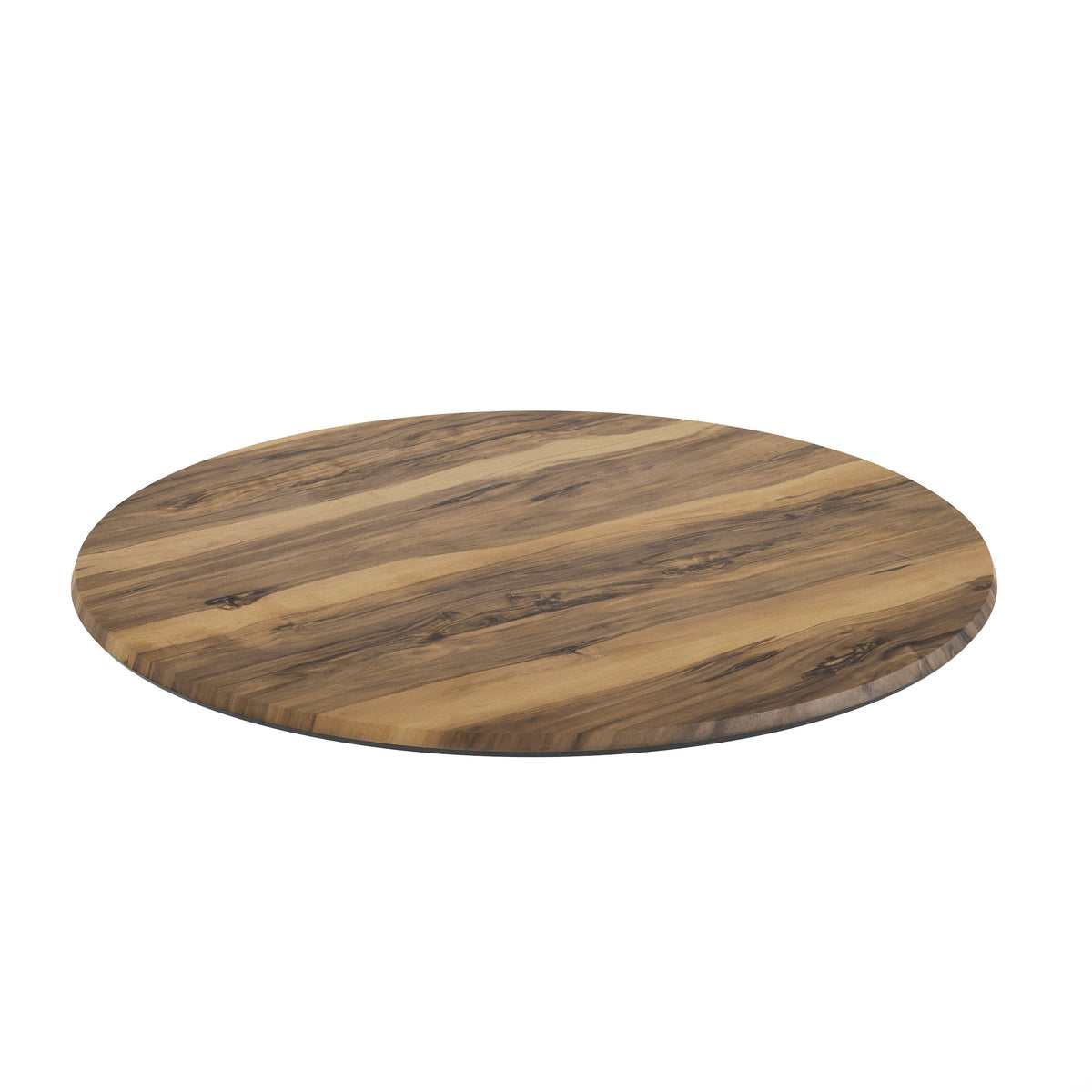 Flash Furniture ST-RD800B-1-M-3A-W-NAT-GG Commercial 31.25" Round HPL Wrapped All Weather Tabletop in Natural - Main view